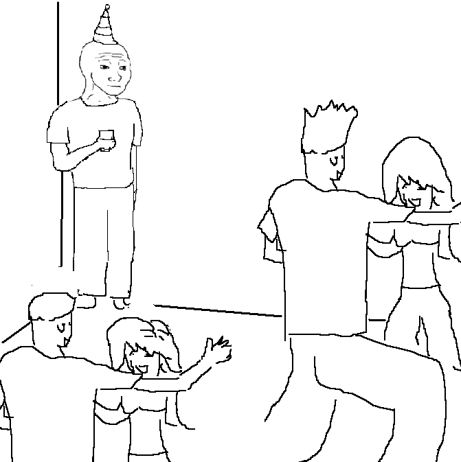 Als introvertierte Person auf einer Party sein kann anstrengend sein, v.a. zur Weihnachtszeit und zu Neujahr / Silvester.